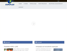 Tablet Screenshot of euroflex.co.rs