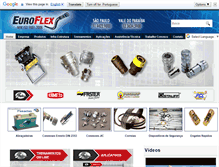 Tablet Screenshot of euroflex.ind.br